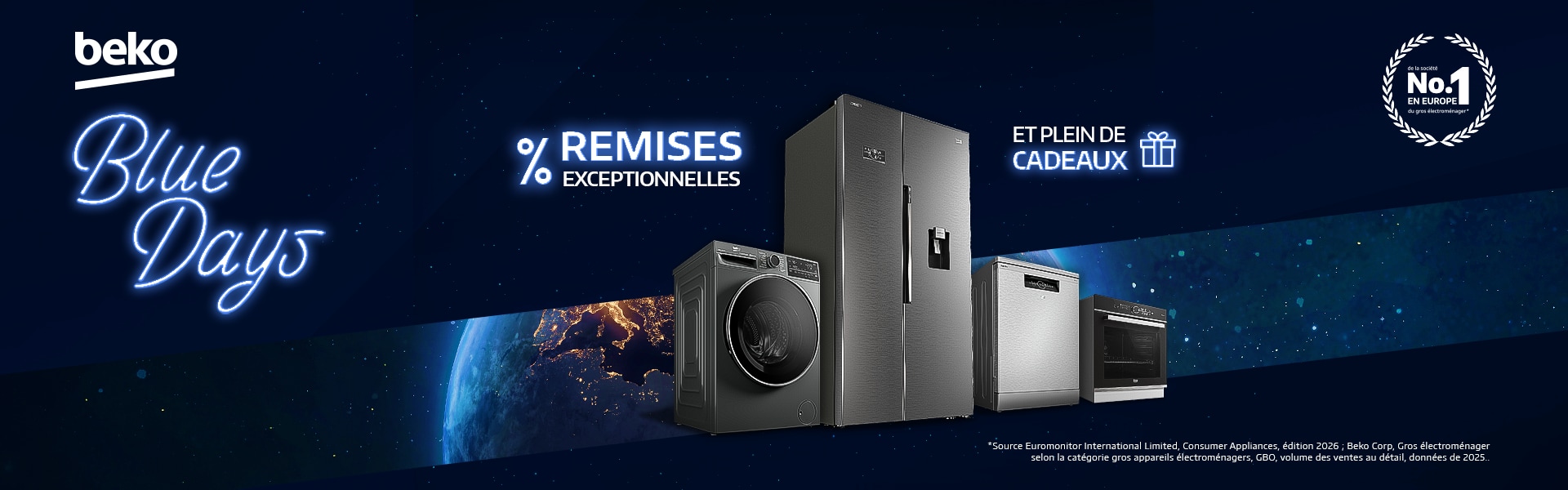 Beko Blue Days - Gagnez votre remise