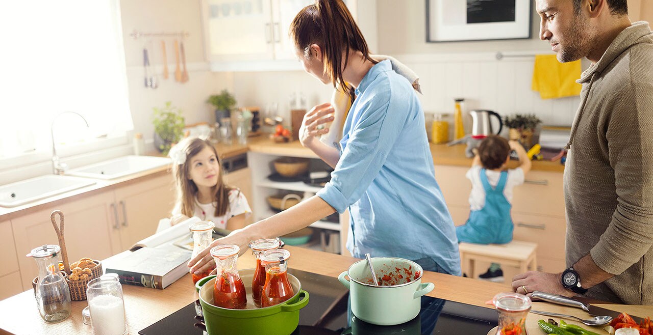 So gestalten Sie eine gemütliche Familienküche