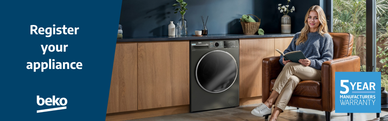 Register your Appliance for 5 Year Warranty