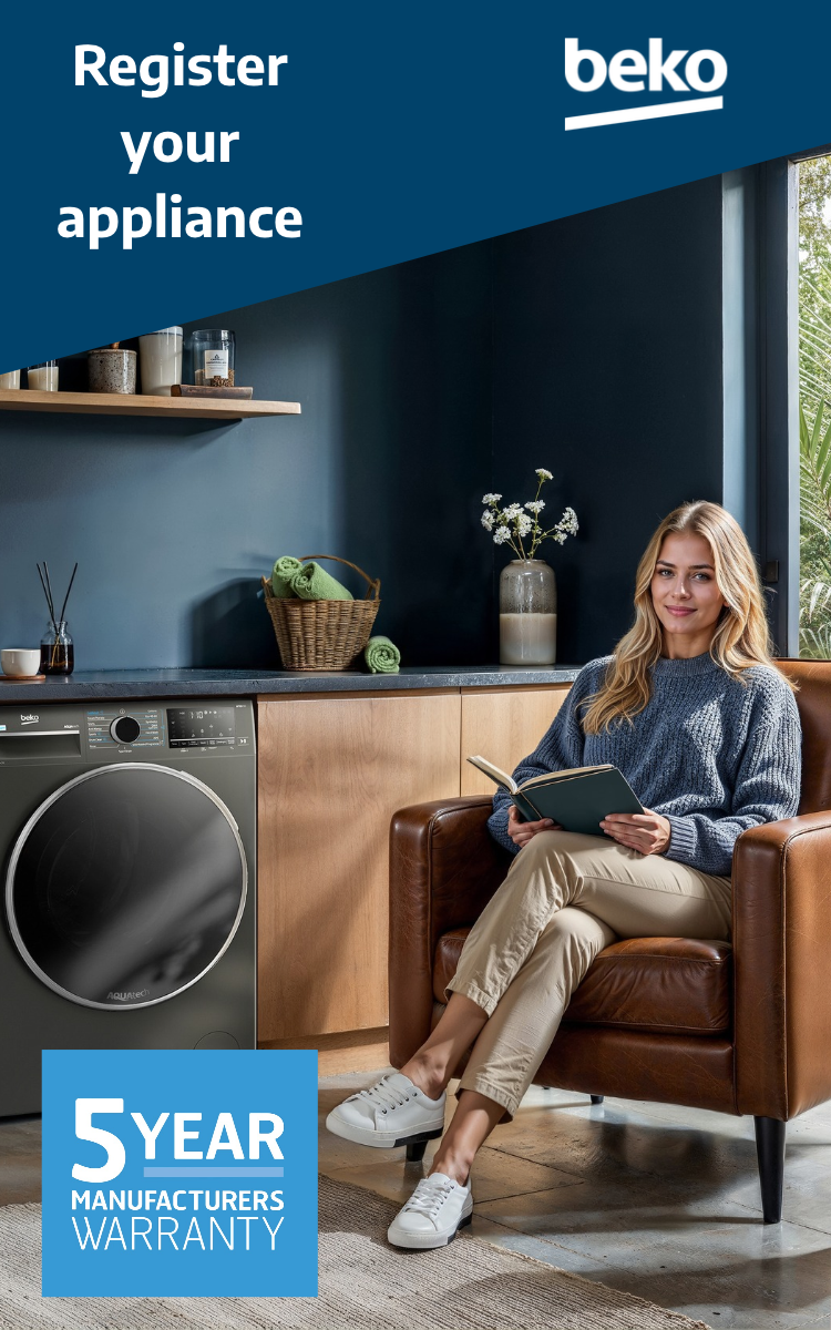 Register your Appliance for 5 Year Warranty