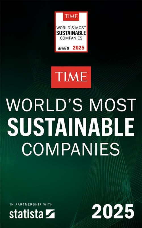 TIME Top 50 most sustainable companies 2025