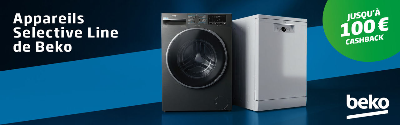 Beko wasmachines met Aquatech en Autodose - Nu met 6 maanden Ariel wasmiddel en Lenor wasverzachter gratis 
