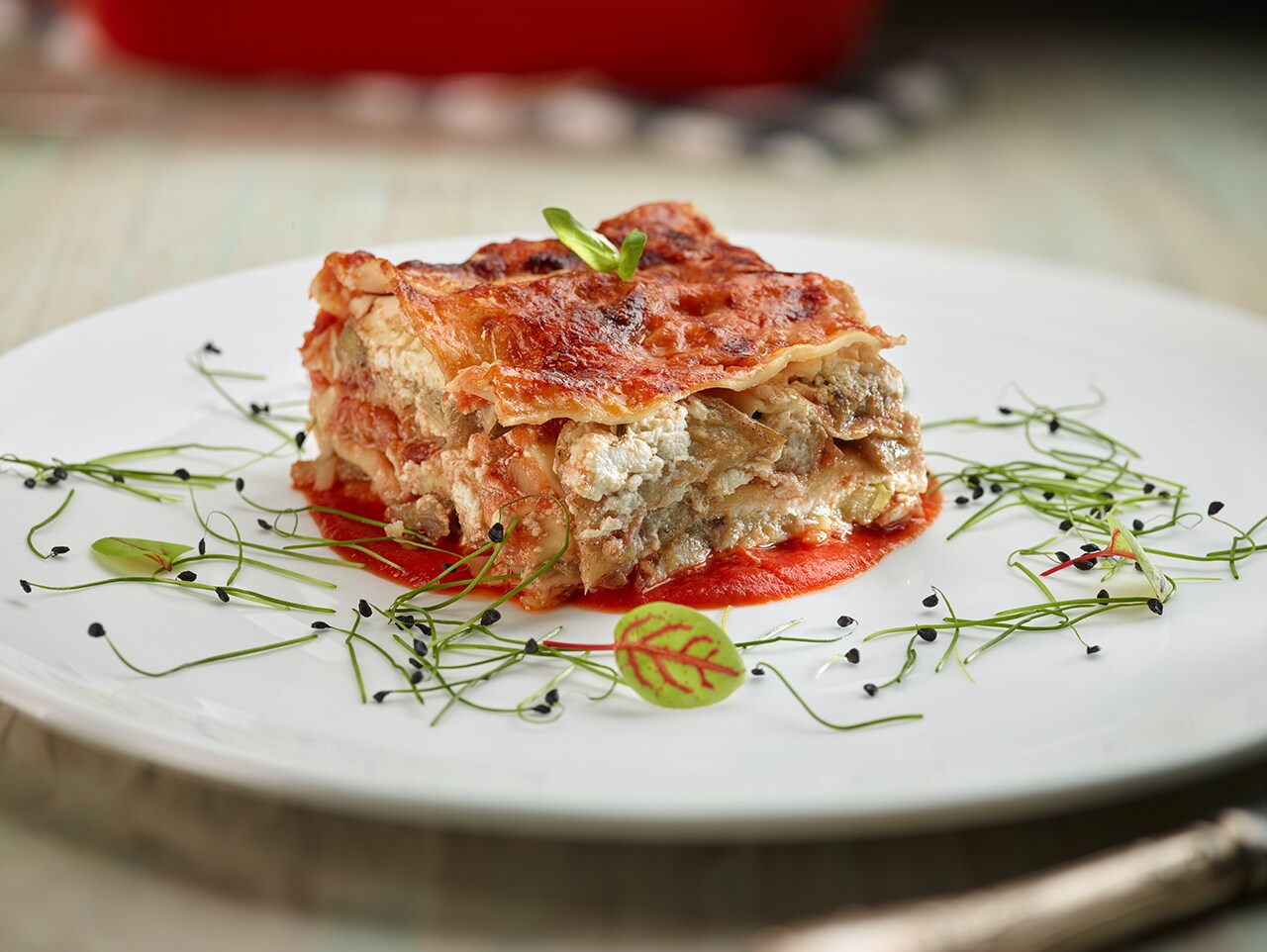 Lasaña de berenjenas Lasaña de berenjenas