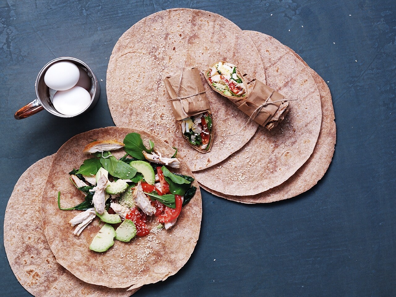 Wrap de pollo y espinacas BEKO