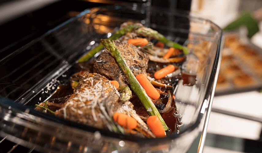 usar el horno para las comidas de navidad