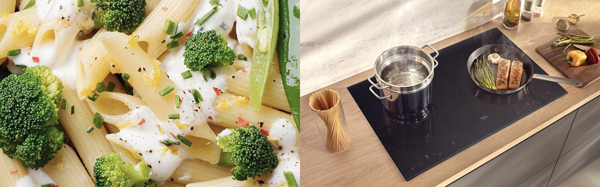 Lass dein Kochfeld dir helfen, perfekte Kochergebnisse zu erzielen
