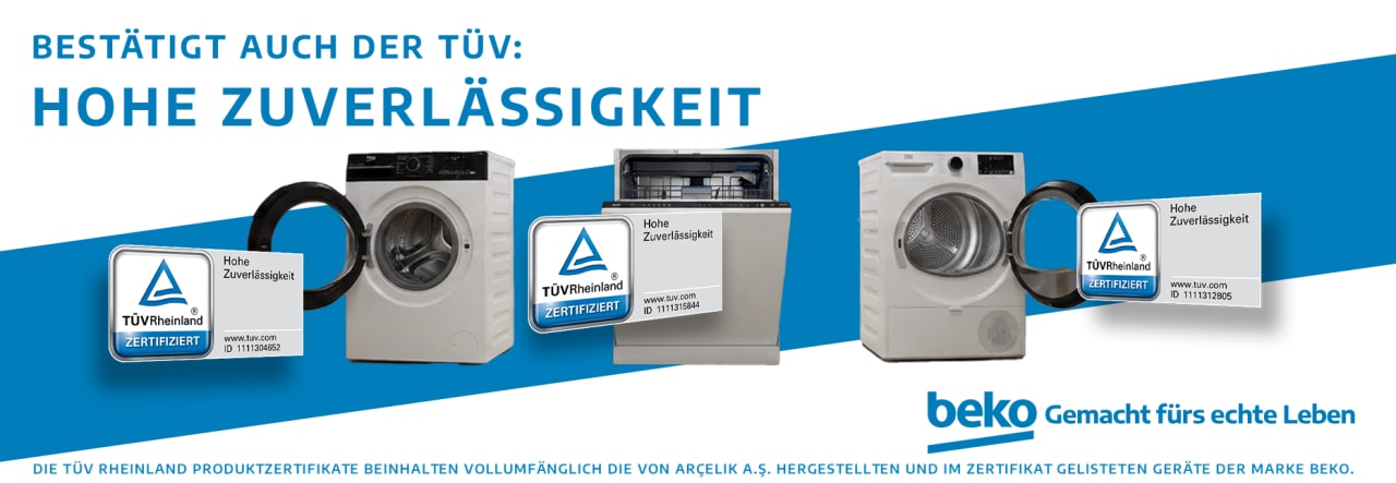 Hohe Zuverlässigkeit vom TÜV bestätigt