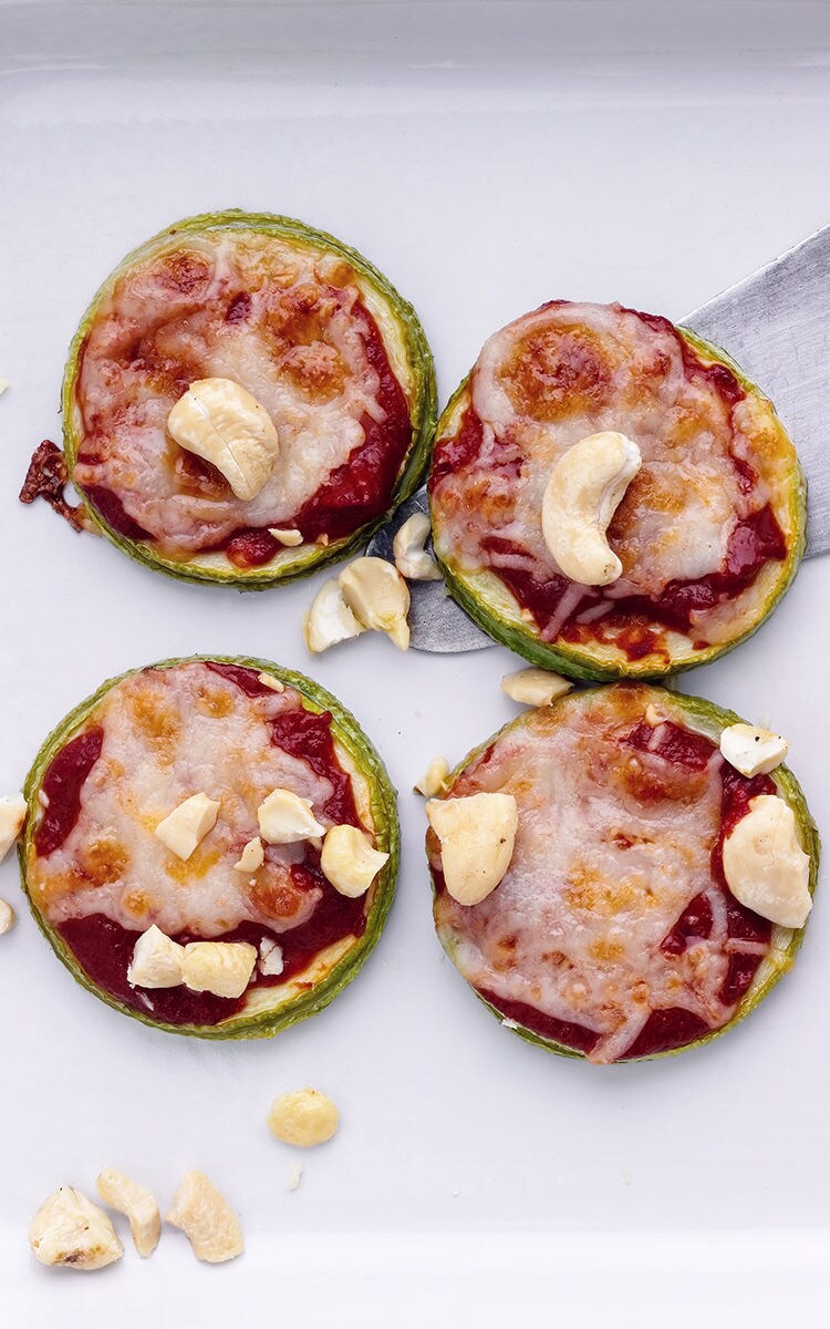 Zucchini Pizza Häppchen