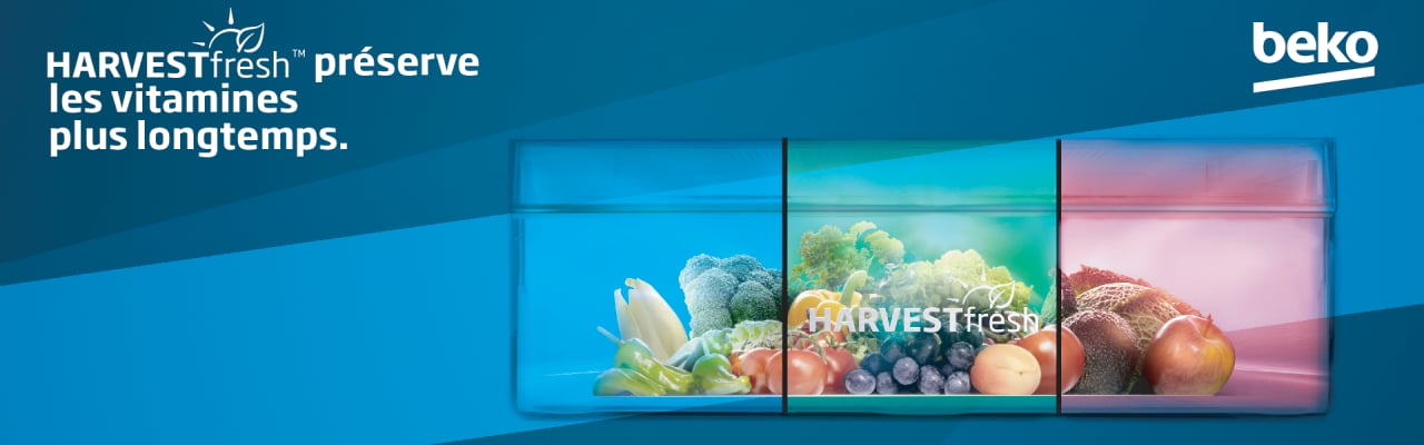 HARVESTfresh préserve les vitamines plus longtemps