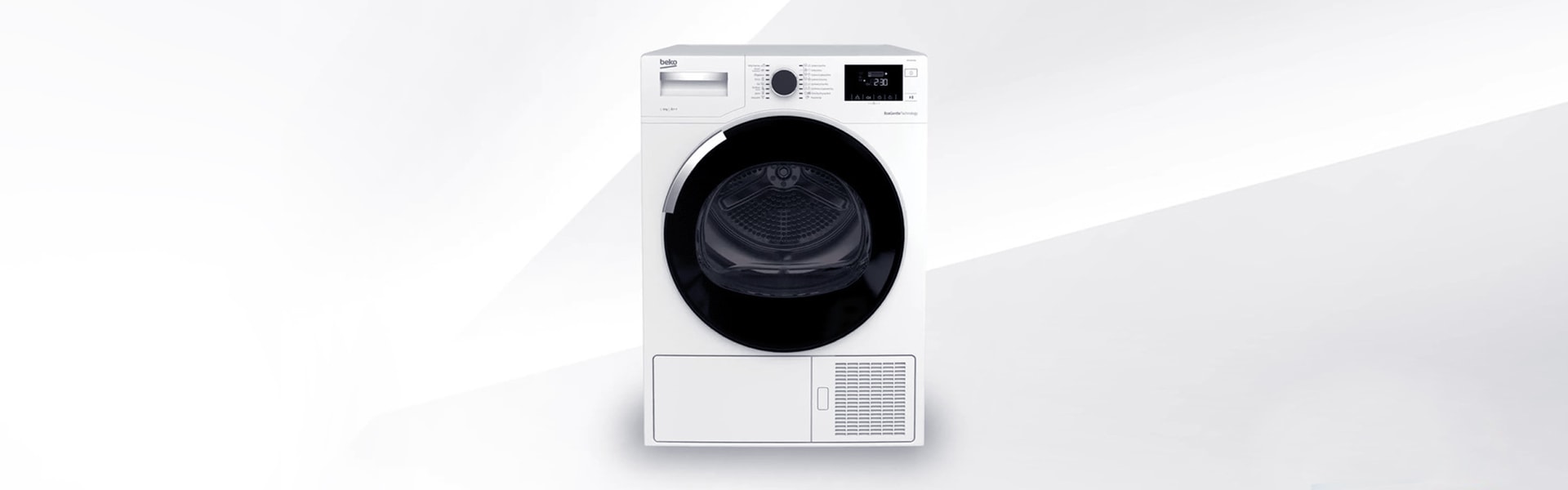 How to connect the direct drainage hose on my tumble dryer before installation? 