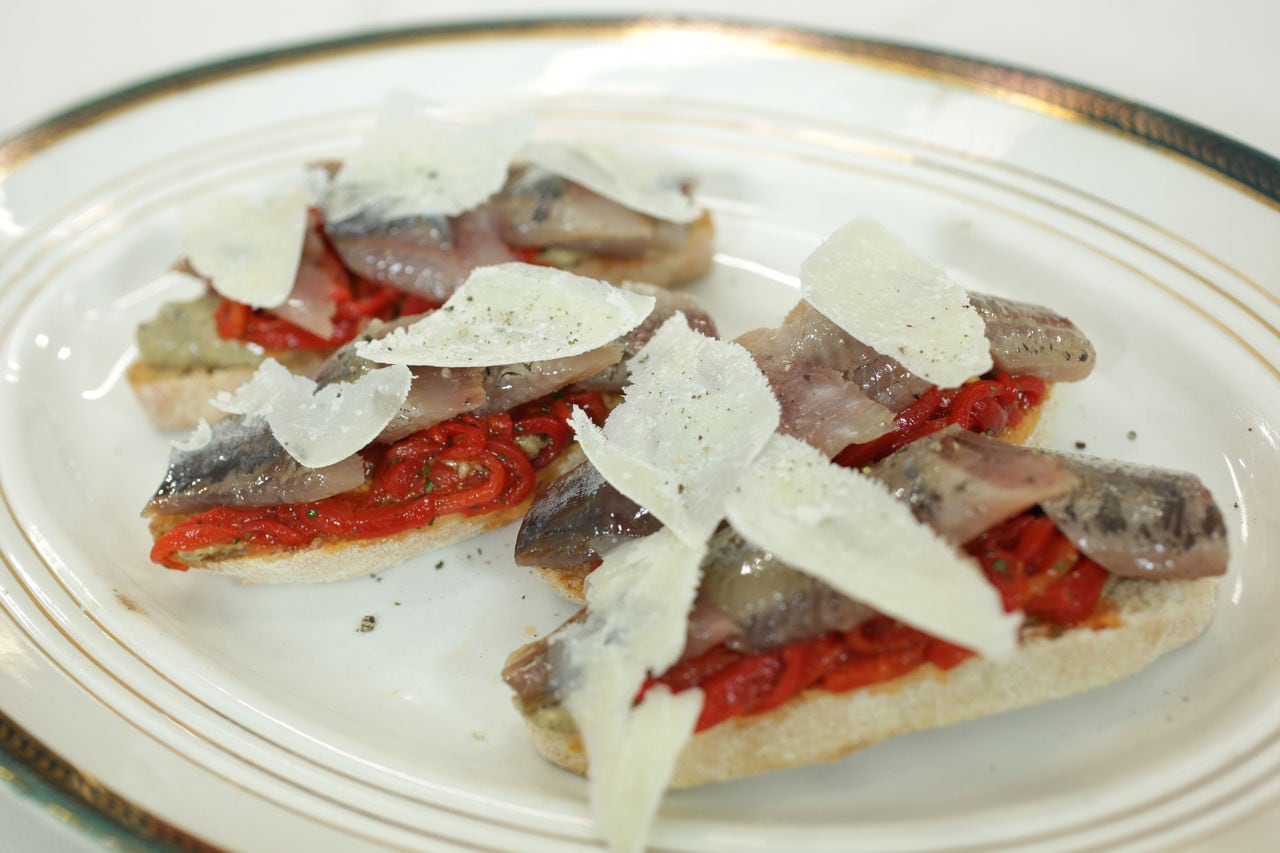 Pincho de sardina ahumada