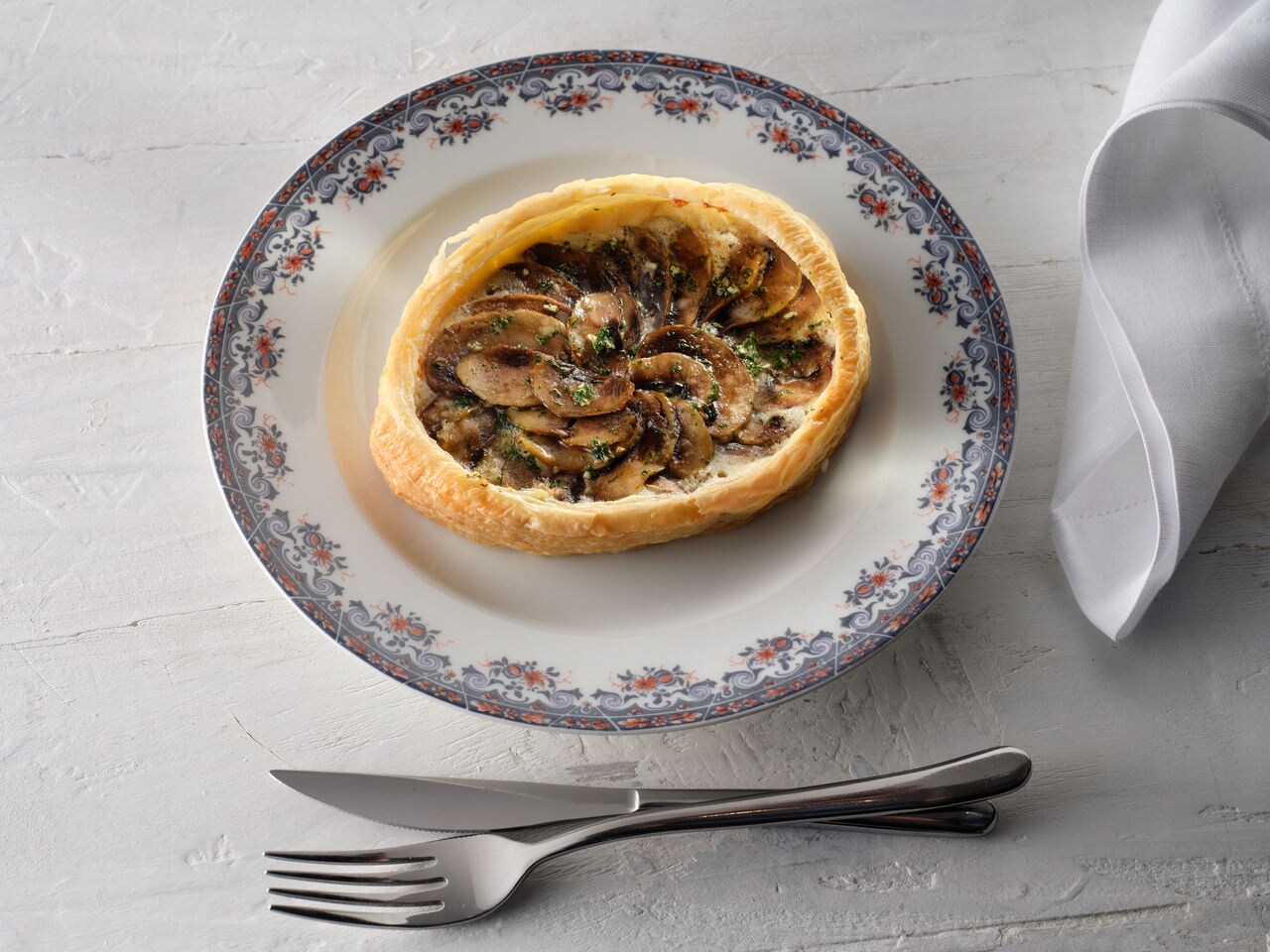Tarta Champiñon