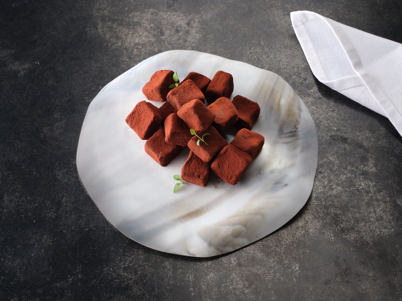 Trufas de chocolate y earl grey 