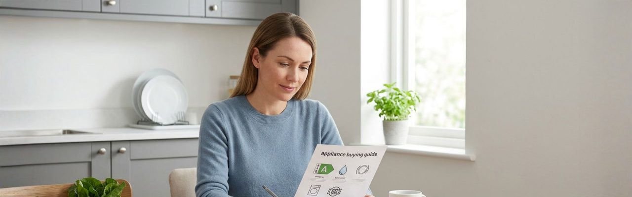 modern konyha háztartási gépekkel és családi használat közben