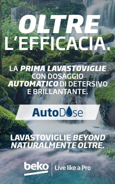 La prima lavastoviglie con dosaggio automatico di detersivo e brillantante