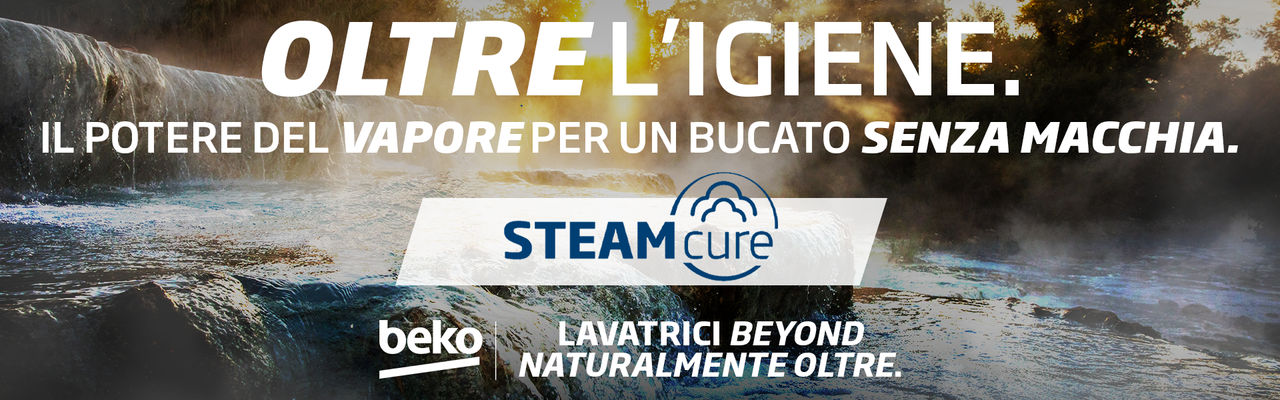 Beko rende perfetto e impeccabile il vostro bucato, grazie all’innovativo sistema SteamCure™.