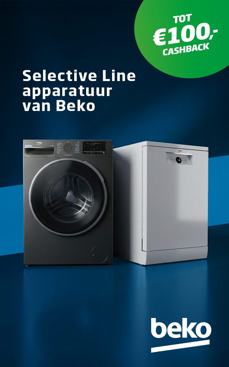 Beko wasmachines met Aquatech en Autodose - Nu met 6 maanden Ariel wasmiddel en Lenor wasverzachter gratis 