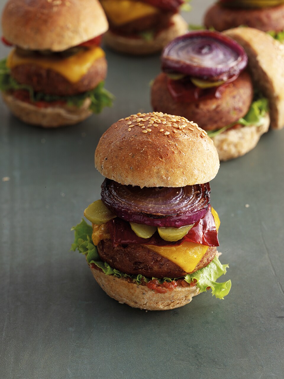 Hamburguesa De Alubias Rojas