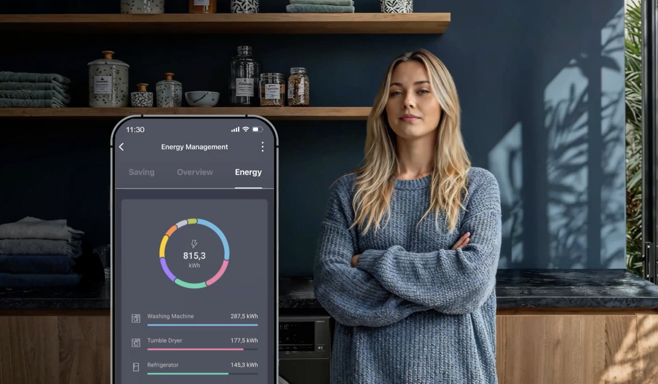 O singura glisare pe ecran si ai control asupra consumului si economiilor din casa ta
