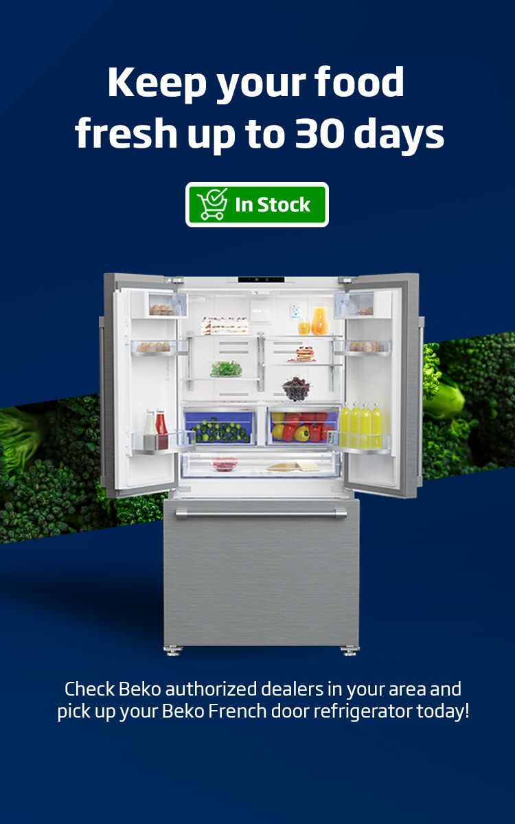 Beko Appliances In Stock - French Door Refrigerators - Mobile Banner
