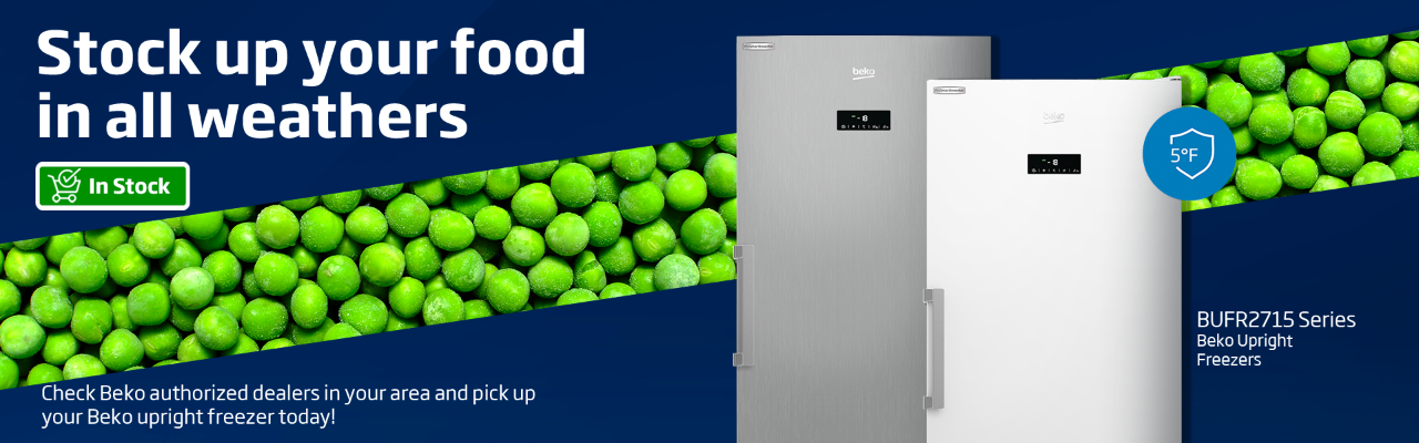 Beko Appliances In Stock - Upright Freezers