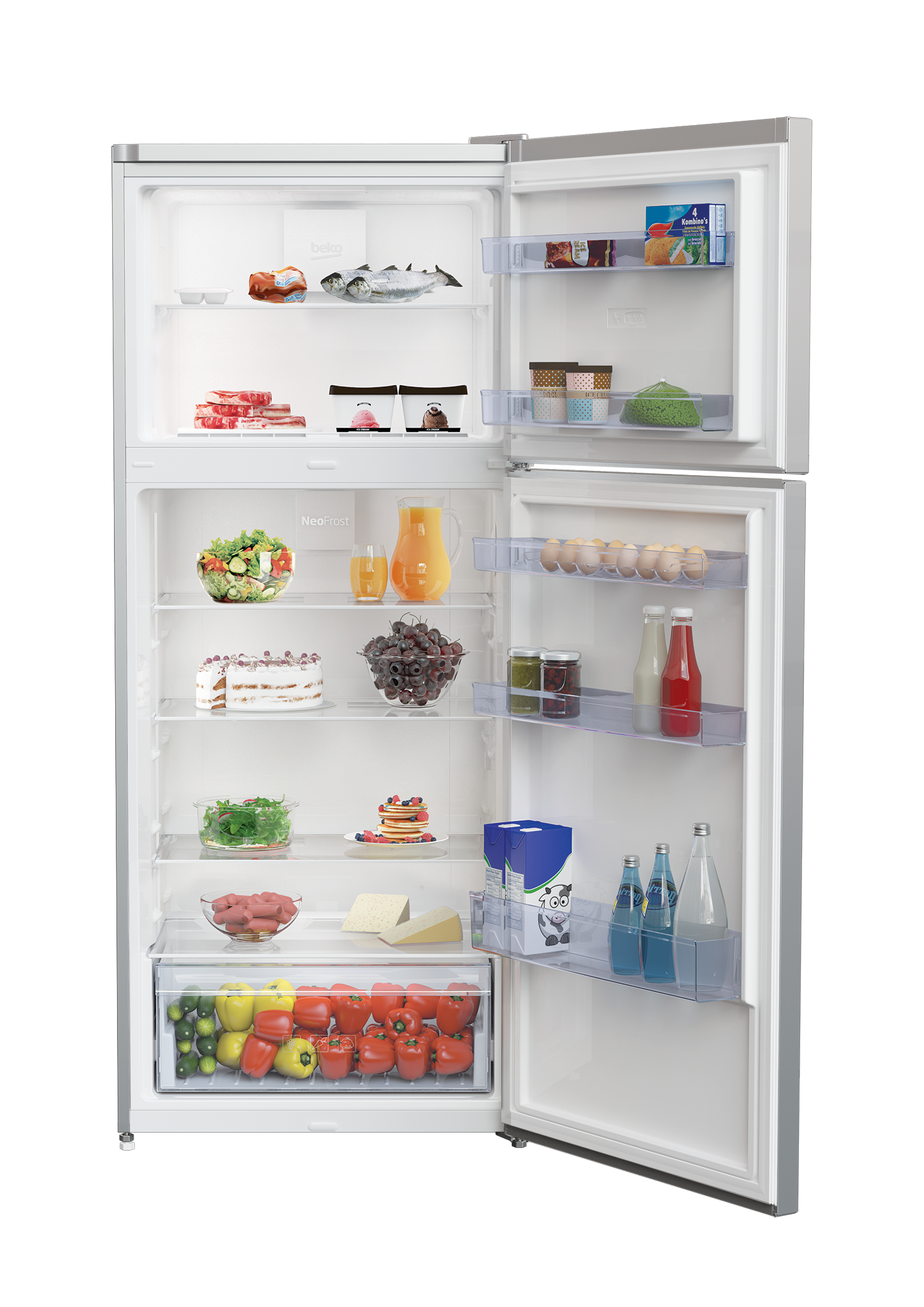 المجمدات العلوية rdne480k20s beko
