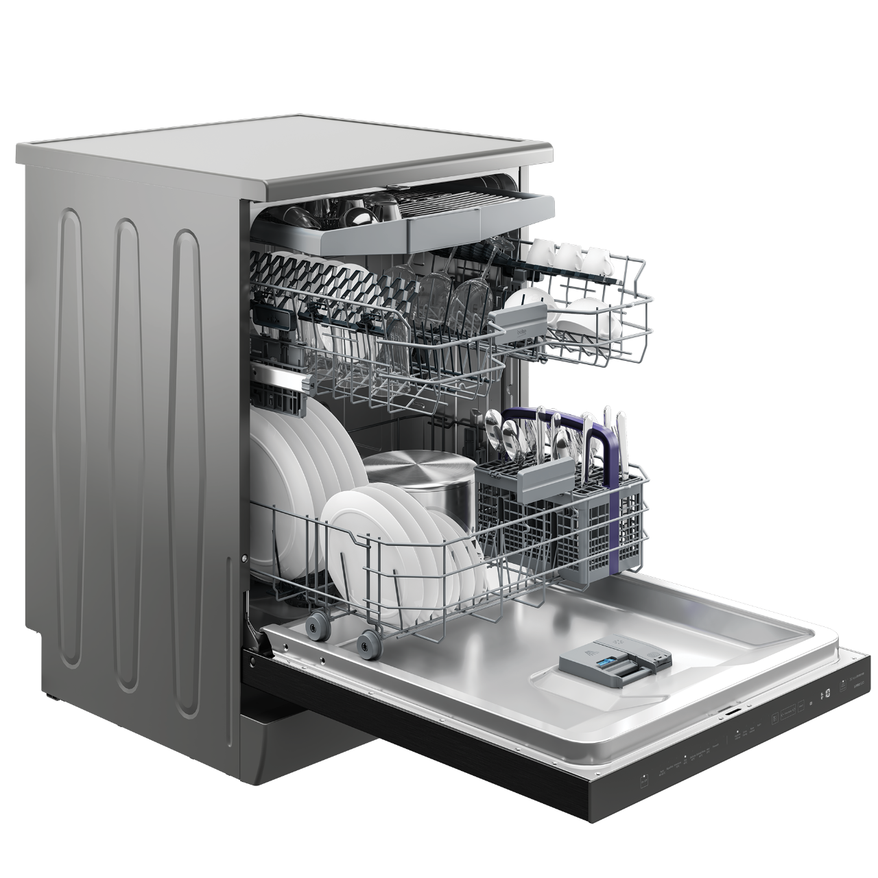 Freestanding Dishwasher (16 place settings, Fullsize) BDF1640DX BEKO