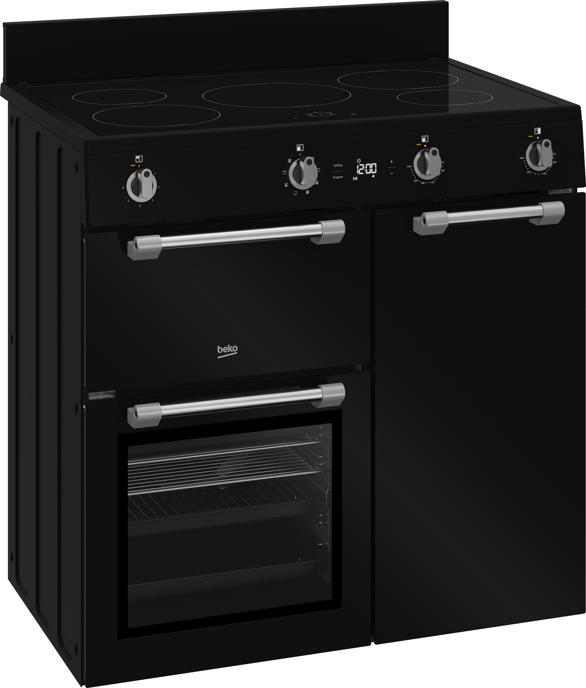 Beko range cooker 90cm induction deals