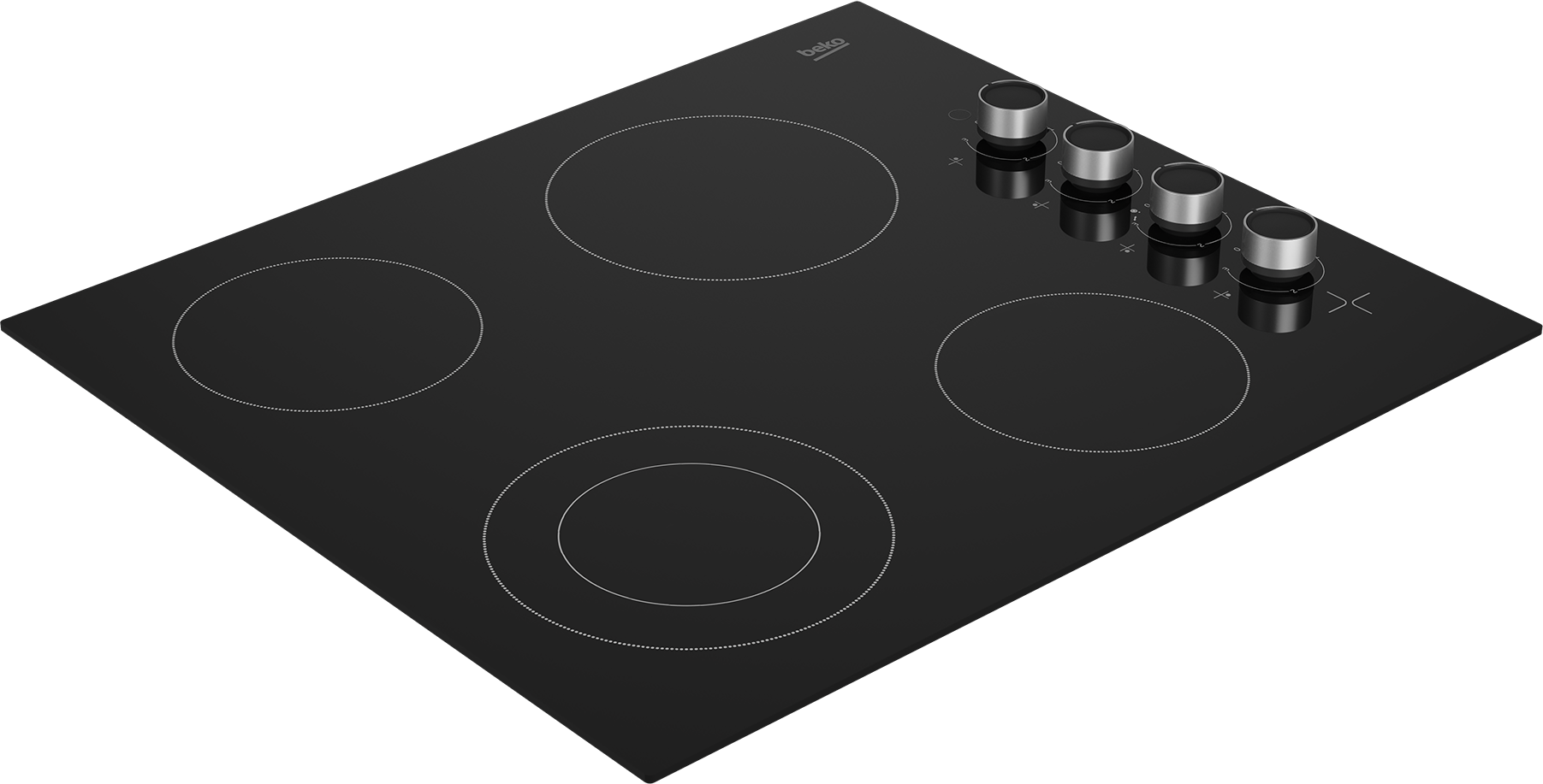 BuiltIn Cooktop (Vitroceramic, 60 cm) BCT601CG BEKO