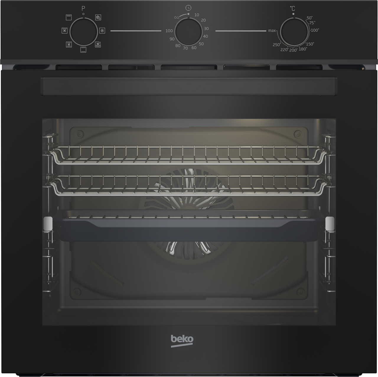 Beko AeroPerfect Builtin Single Oven With LED Timer And RecycledNet