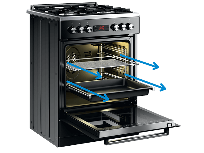 Freestanding Cooker Multi functional 60 cm BFC60VMX1 BEKO