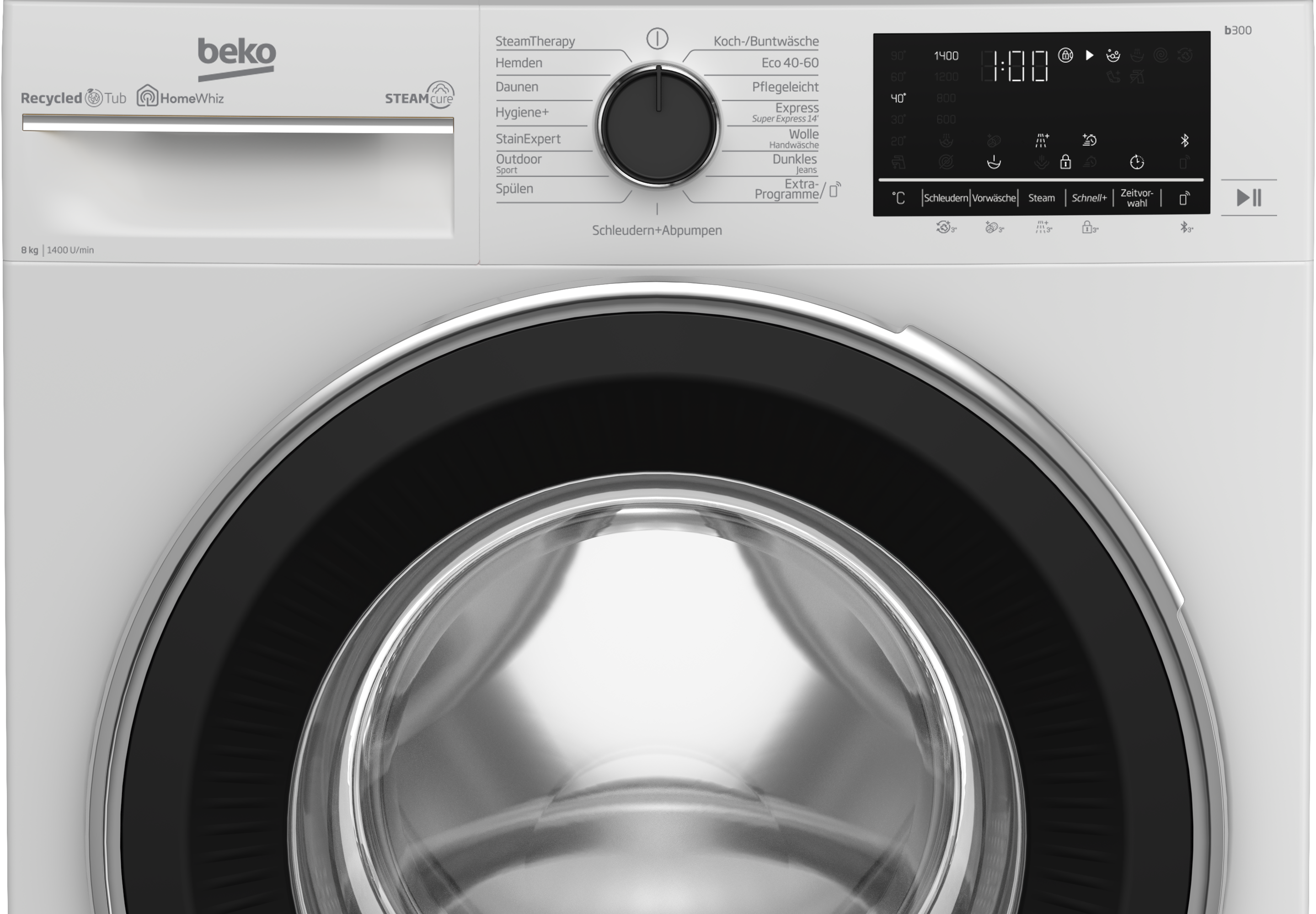 B5WFU58415W | Freestanding Washing Machine (8 kg, 1400 rpm) | BEKO