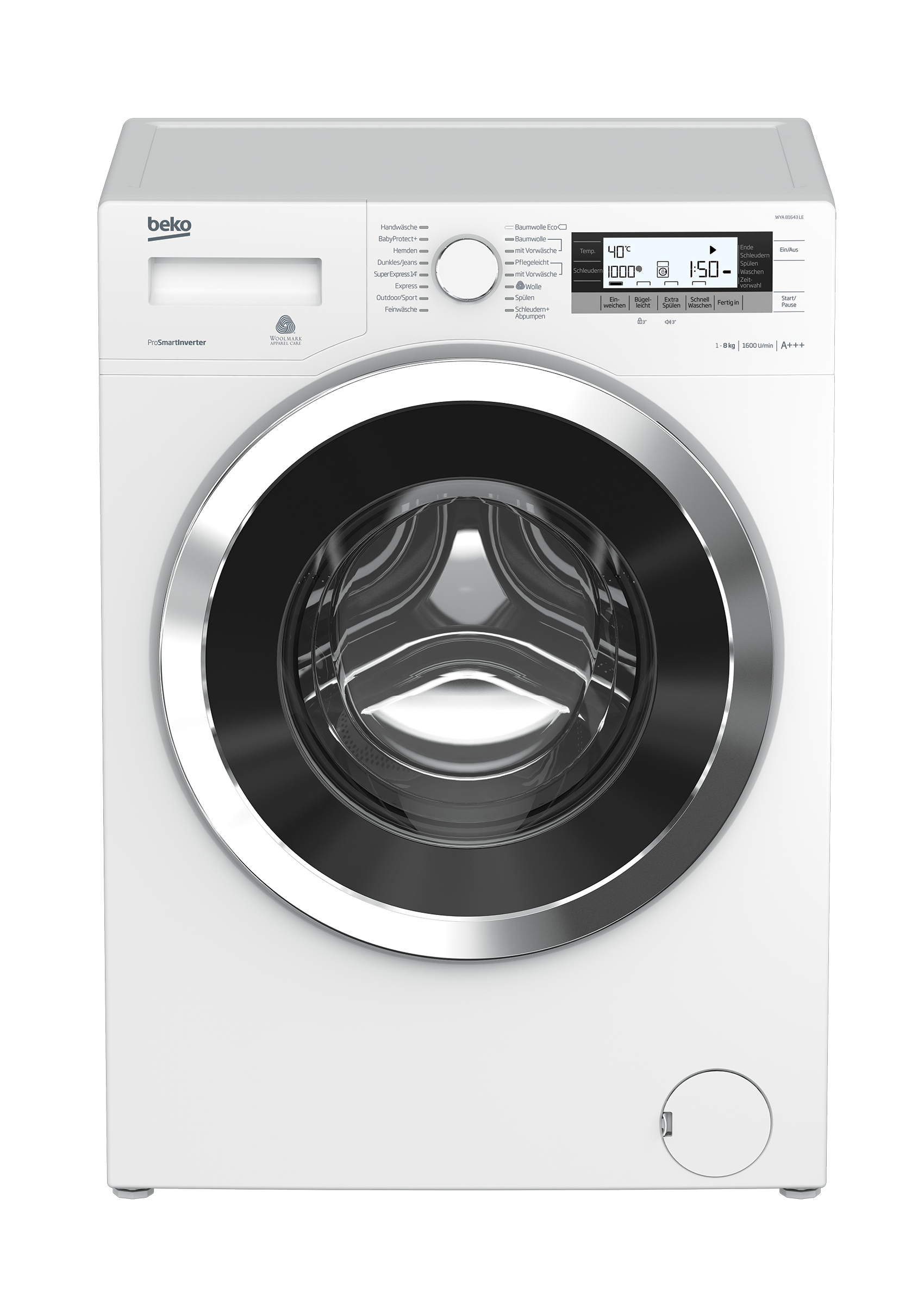 Waschmaschine 8 Kg 1600 U Min Wya 81643 Le Beko
