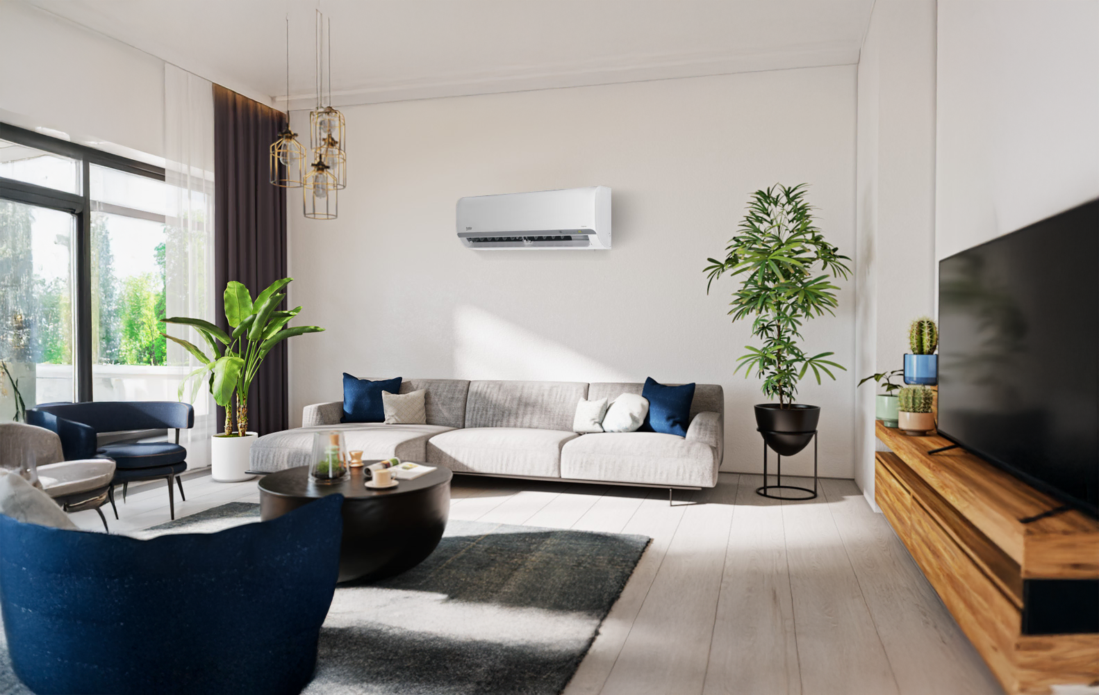 Aire acondicionado split moderno