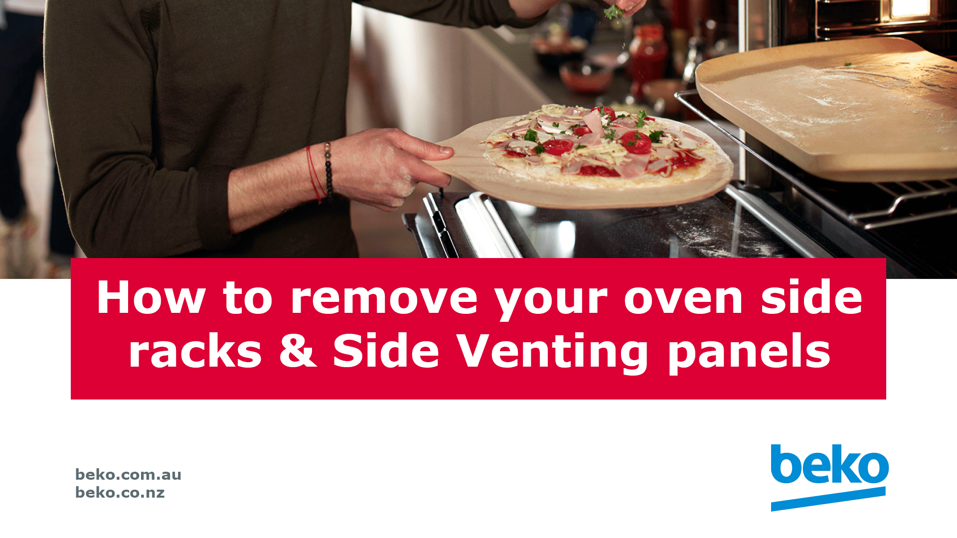 Removing the Side Venting Racks in your Beko Oven