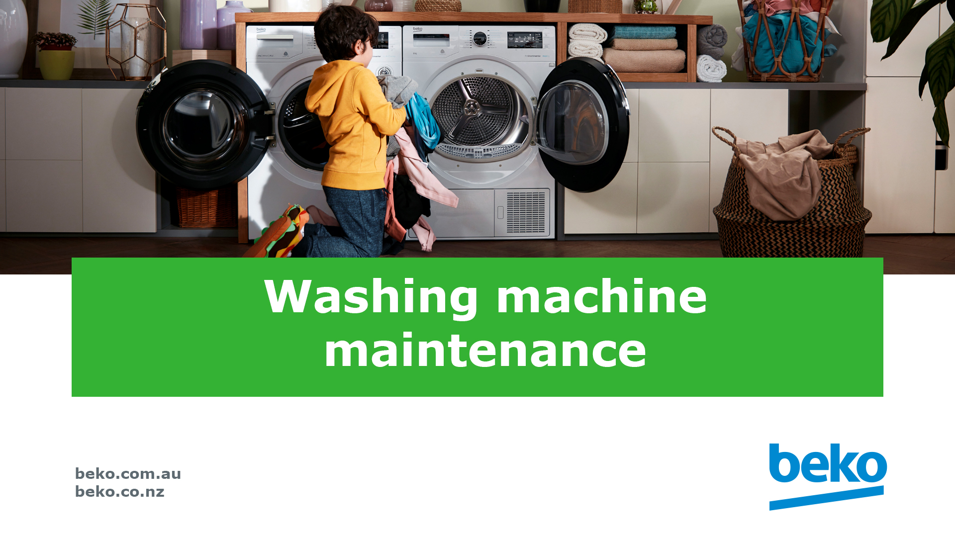 Washing Machine Maintenance with Beko