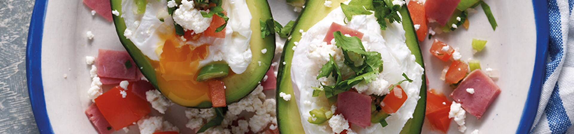 Poached Eggs In Avocado Boat