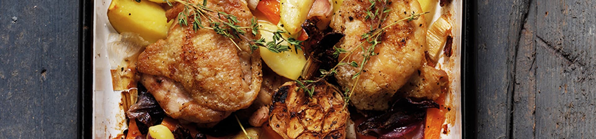 Roasted Chicken With Root Vegetables