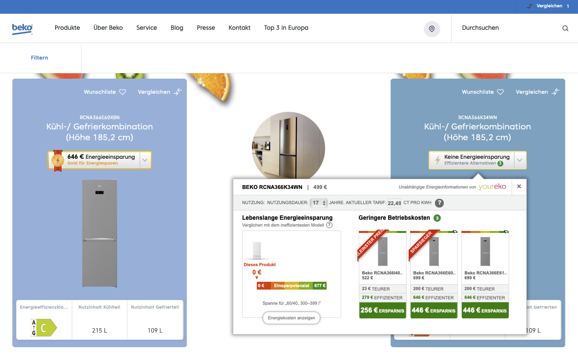 Beko implementiert Youreko