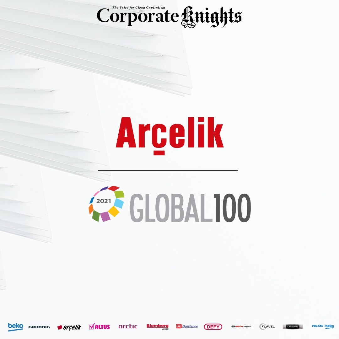 Arçelik erneut als eines der nachhaltigsten Unternehmen der Welt ausgezeichnet
