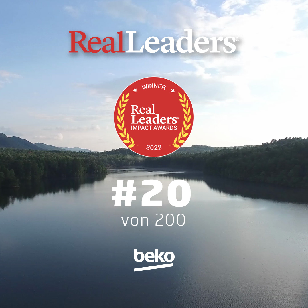 Beko wird als eines der Real Leaders Top 200 Impact Companies 2022 ernannt