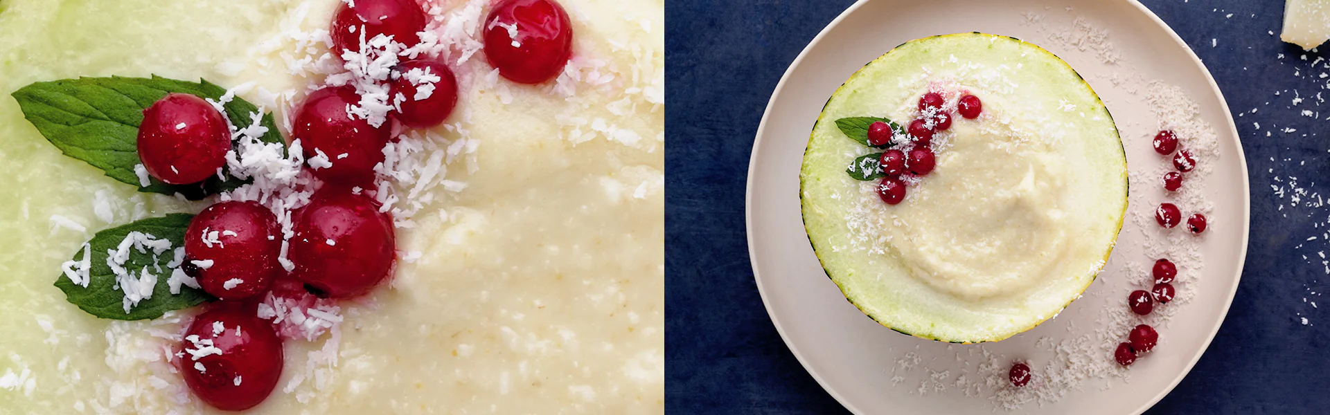Melon Dessert with Oat