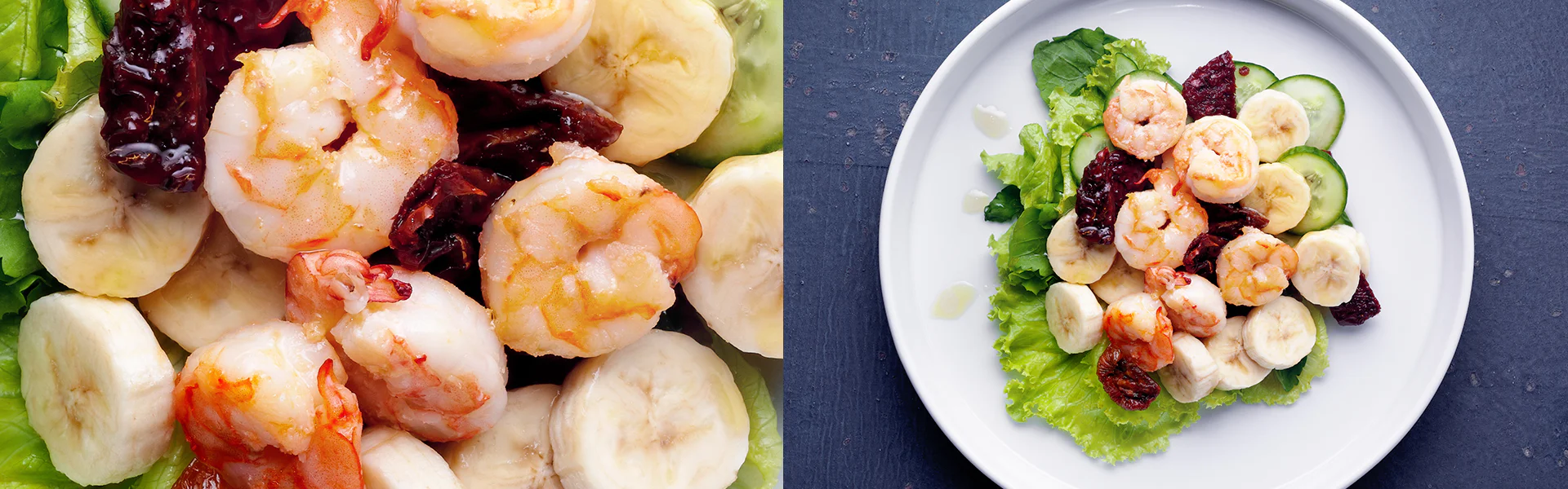 Green Banana Salad with Prawns