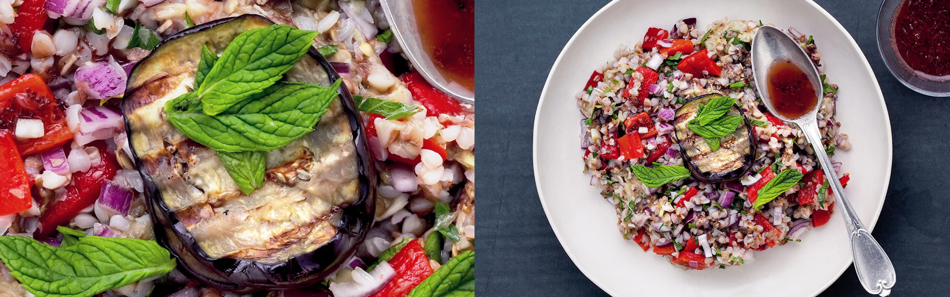 Roasted Eggplant Salad