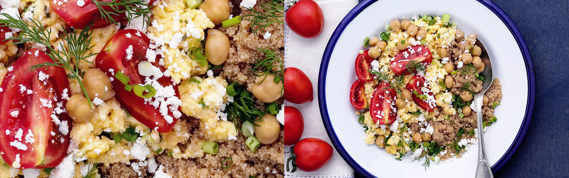 Warmer Amaranth-Salat