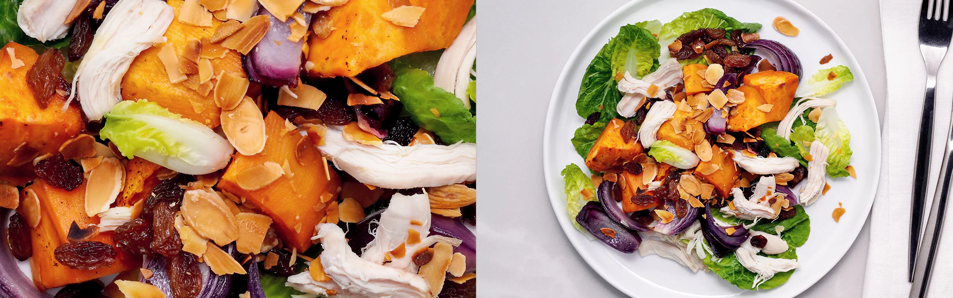 Chicken breast and sweet potato Salad