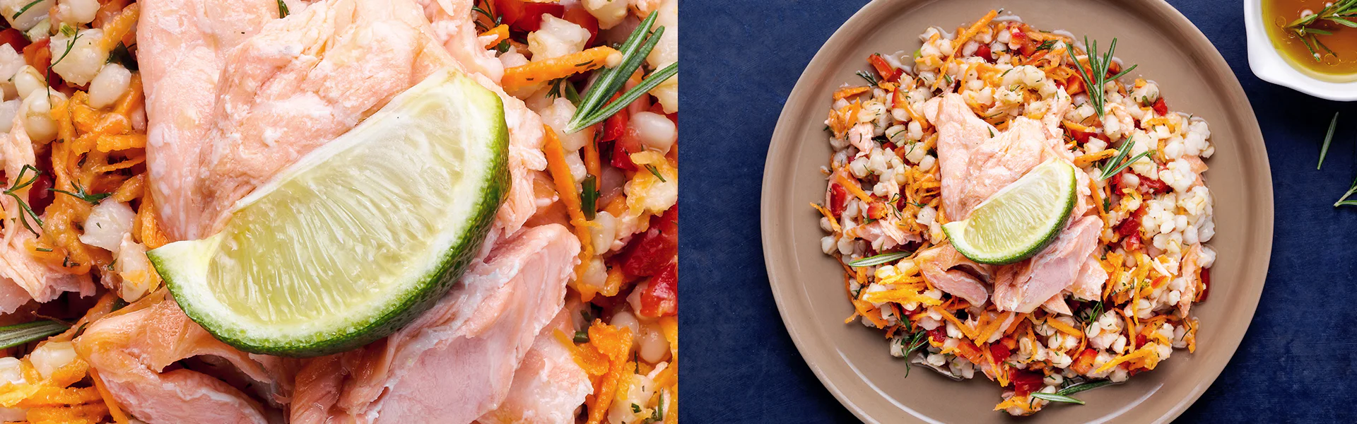 Salmon-Wheat Salad