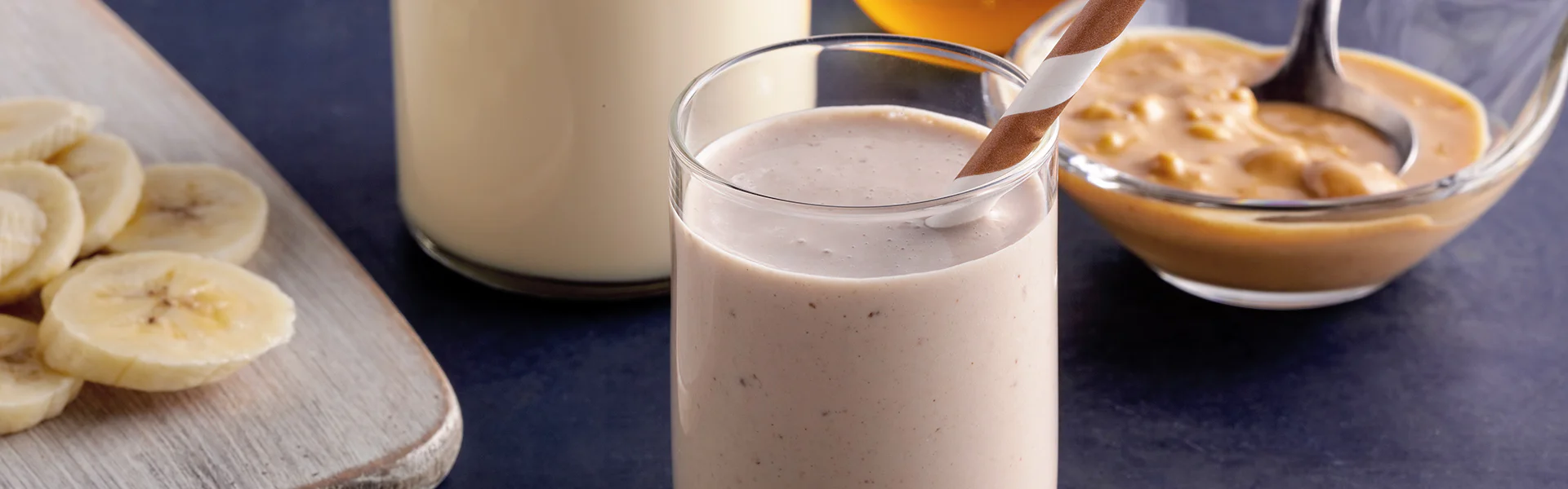 Smoothie med peanutbutter