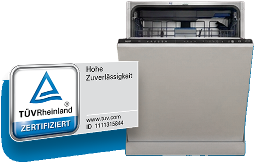Beko Geschirrspüler mit TÜV-Rheinland-Siegel Hohe Zuverlässigkeit