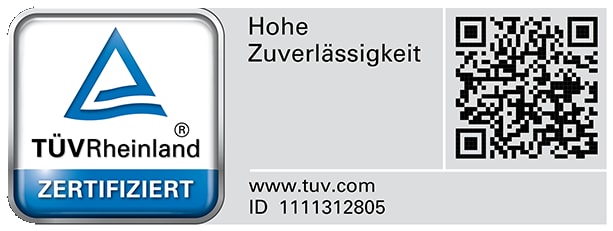 TÜV Rheinland Siegel Trockner